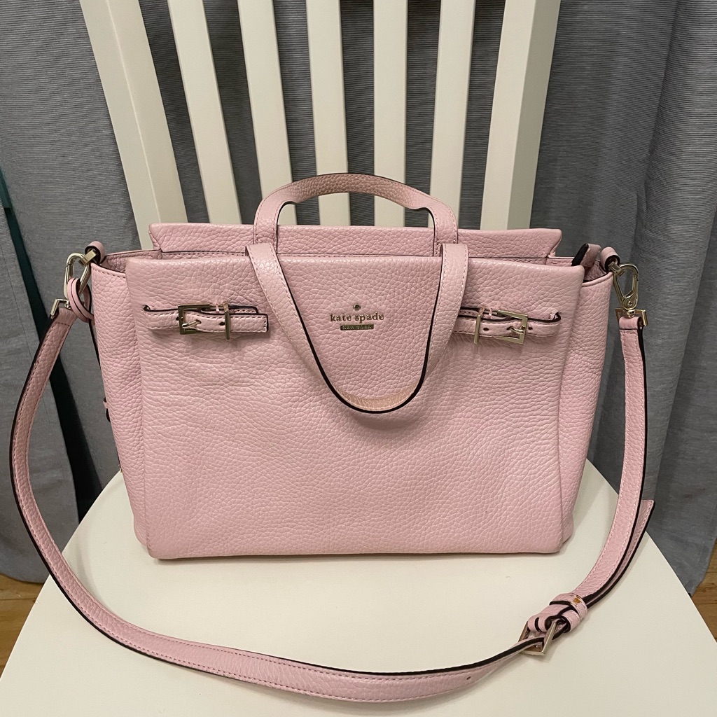 Kate Spade Pink Leather Holden Street Lanie Tote